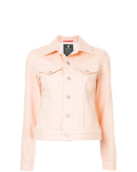 Женская розовая джинсовая куртка от Loveless