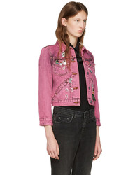Женская розовая джинсовая куртка от Marc Jacobs
