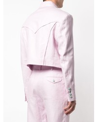 Мужская розовая джинсовая куртка от Sankuanz
