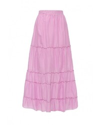 Розовая длинная юбка от Tom Farr