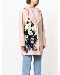 Женская розовая дубленка от Liska