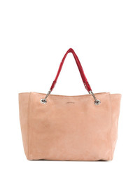 Розовая замшевая большая сумка от Jimmy Choo