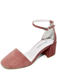 Розовая замшевая обувь от Jeffrey Campbell