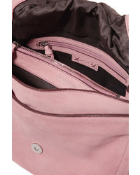 Женская розовая замшевая сумка от Elizabeth and James