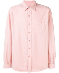 Мужская розовая классическая рубашка от Ami Paris