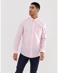 Мужская розовая классическая рубашка от Ben Sherman