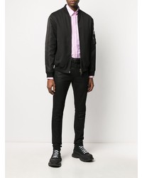 Мужская розовая классическая рубашка от DSQUARED2