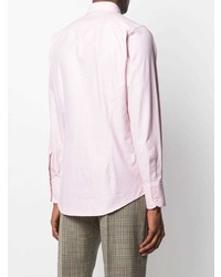 Мужская розовая классическая рубашка от DSQUARED2