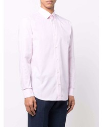 Мужская розовая классическая рубашка от Zegna