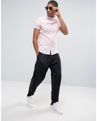 Мужская розовая классическая рубашка от Asos