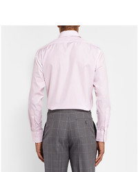 Мужская розовая классическая рубашка