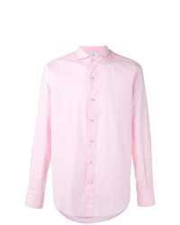 Мужская розовая классическая рубашка от Finamore 1925 Napoli