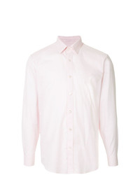 Мужская розовая классическая рубашка от Gieves & Hawkes