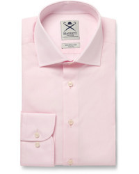 Мужская розовая классическая рубашка от Hackett