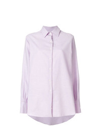 Женская розовая классическая рубашка от Holland & Holland