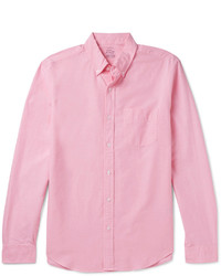 Мужская розовая классическая рубашка от J.Crew