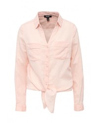 Женская розовая классическая рубашка от Jennyfer