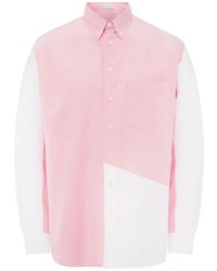 Мужская розовая классическая рубашка от JW Anderson