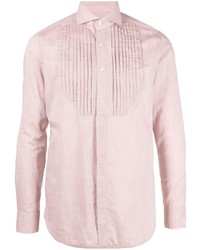 Мужская розовая классическая рубашка от Lardini