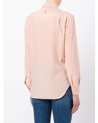 Женская розовая классическая рубашка от Margaret Howell