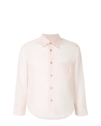 Мужская розовая классическая рубашка от Marni
