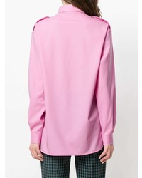 Женская розовая классическая рубашка от N°21