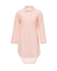 Женская розовая классическая рубашка от OLGA SKAZKINA