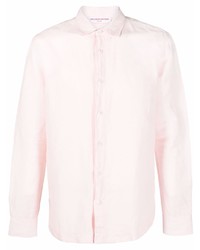 Мужская розовая классическая рубашка от Orlebar Brown