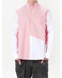 Мужская розовая классическая рубашка от JW Anderson