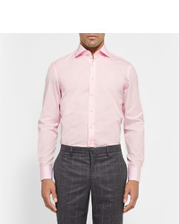 Мужская розовая классическая рубашка от Hackett