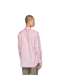 Мужская розовая классическая рубашка от Comme Des Garcons SHIRT