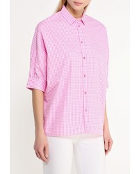 Женская розовая классическая рубашка от Pinko
