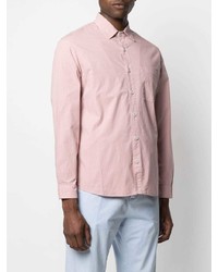 Мужская розовая классическая рубашка от Haikure