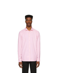 Мужская розовая классическая рубашка от Ralph Lauren Purple Label