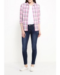 Женская розовая классическая рубашка от Sela