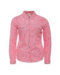 Женская розовая классическая рубашка от Sela