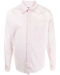 Мужская розовая классическая рубашка от Sulvam