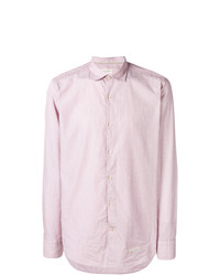 Мужская розовая классическая рубашка от Tintoria Mattei
