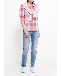 Женская розовая классическая рубашка от Wrangler