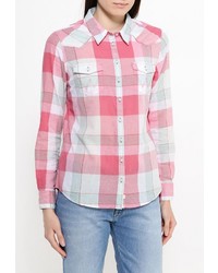 Женская розовая классическая рубашка от Wrangler