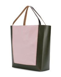 Розовая кожаная большая сумка от Marni