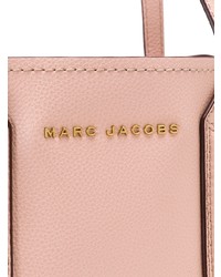 Розовая кожаная большая сумка от Marc Jacobs