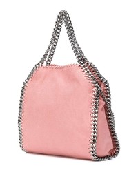 Розовая кожаная большая сумка от Stella McCartney