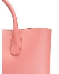 Розовая кожаная большая сумка от Mansur Gavriel
