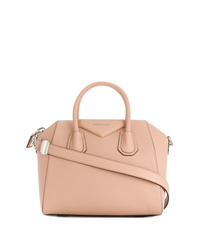 Розовая кожаная большая сумка от Givenchy