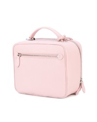 Розовая кожаная большая сумка от MARK CROSS