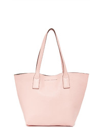 Розовая кожаная большая сумка от Marc Jacobs