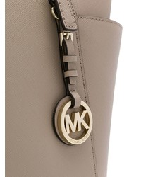 Розовая кожаная большая сумка от MICHAEL Michael Kors