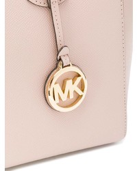 Розовая кожаная большая сумка от MICHAEL Michael Kors