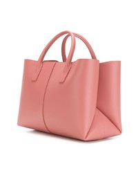 Розовая кожаная большая сумка от Mansur Gavriel